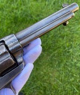 Scarce Colt Single Action Army Artillery Model SAA w/ Extremely Rare Wheeler Inspected Frame - 9 of 15