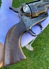 Scarce Colt Single Action Army Artillery Model SAA w/ Extremely Rare Wheeler Inspected Frame - 10 of 15