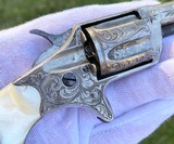 Factory Engraved Colt New Line .30 Etched Panel Revolver w/ Holster - 9 of 13