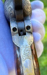 Factory Engraved Civil War Colt 1849 Pocket Revolver - 9 of 20