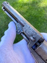 Factory Engraved Civil War Colt 1849 Pocket Revolver - 3 of 20