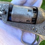 Factory Engraved Civil War Colt 1849 Pocket Revolver - 6 of 20