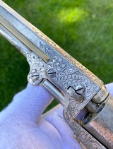Factory Engraved Colt 1849 Pocket w/ Rare Factory Nickel Finish - Gustave Young Late Vine Scroll - 4 of 20