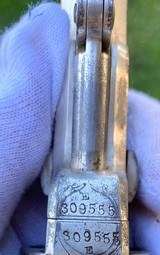 Factory Engraved Colt 1849 Pocket w/ Rare Factory Nickel Finish - Gustave Young Late Vine Scroll - 18 of 20