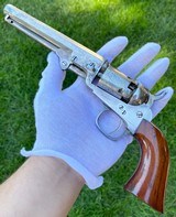 Exceptional Colt Model 1849 Pocket Revolver Silver Gilt Finish from Col Sam Colts Personal Collection w/ Documentation - 1 of 20