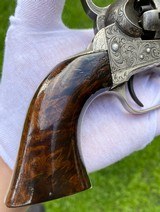 Factory Engraved Colt Model 1849 Pocket Revolver - Rare Hartford Barrel Address - 8 of 18
