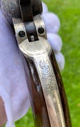 Factory Engraved Colt Model 1849 Pocket Revolver - Rare Hartford Barrel Address - 5 of 18