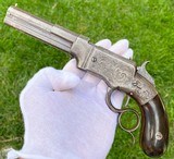 Scarce & Fine Smith & Wesson Volcanic Pistol W/ Early Lever Spur - 1 of 20