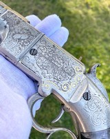 Only Known Engraved Gold Inlaid Smith & Wesson Large Frame Volcanic Pistol - 3 of 20