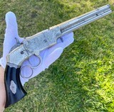 Only Known Engraved Gold Inlaid Smith & Wesson Large Frame Volcanic Pistol - 12 of 20