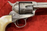 Antique Colt Single Action Army Revolver w/ Pearl Grips - 10 of 13