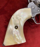 Antique Colt Single Action Army Revolver w/ Pearl Grips - 9 of 13