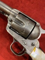 Antique Colt Single Action Army Revolver w/ Pearl Grips - 3 of 13