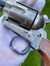 High Condition US Colt Single Action Army Cavalry Revolver - Scarce Georgia Militia Marked - 4 of 20
