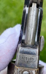 Exceptional Double Cased Pair of Factory Engraved Colt Model 1849 Pocket Revolvers - Gustave Young - True Original Set - 11 of 20