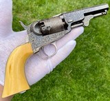 Exceptional Double Cased Pair of Factory Engraved Colt Model 1849 Pocket Revolvers - Gustave Young - True Original Set - 8 of 20