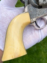 Exceptional Double Cased Pair of Factory Engraved Colt Model 1849 Pocket Revolvers - Gustave Young - True Original Set - 19 of 20