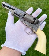 Exceptional Double Cased Pair of Factory Engraved Colt Model 1849 Pocket Revolvers - Gustave Young - True Original Set - 12 of 20