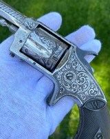 Nimschke Panel Scene Engraved Whitneyville Pocket Revolver - 2 of 13