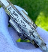 Nimschke Panel Scene Engraved Whitneyville Pocket Revolver - 6 of 13
