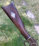 Unique Winchester Model 1873 Rifle with Daguerreotype Inlaid in Stock - 44-40 - 2 of 19
