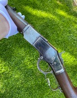 Antique High Condition 1st Model Winchester 1873 Rifle w/ Unique Magazine Cut Off Switch - 13 of 20