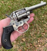 Antique Colt Lightning Sherriff's Model Revolver w/ Original Picture Box - 10 of 20