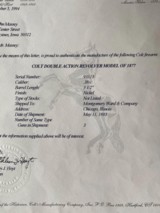 Antique Colt Lightning Sherriff's Model Revolver w/ Original Picture Box - 20 of 20