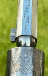 Exceptional Nearly Brand New Cased Colt 1849 Pocket Revolver - 10 of 19