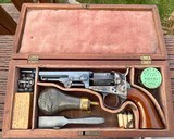 Exceptional Nearly Brand New Cased Colt 1849 Pocket Revolver - 1 of 19