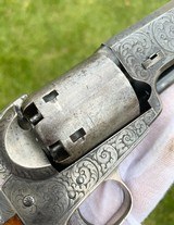 Early Factory Engraved Colt Model 1851 Navy Donut Scroll Revolver - 14 of 20