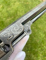 Early Factory Engraved Colt Model 1851 Navy Donut Scroll Revolver - 17 of 20