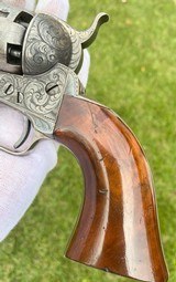 Early Factory Engraved Colt Model 1851 Navy Donut Scroll Revolver - 2 of 20