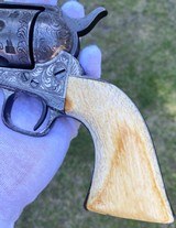 Nimschke Shop Engraved Early 3 Digit Colt Single Action Army Revolver - SAA - 3 of 20