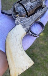 Nimschke Shop Engraved Early 3 Digit Colt Single Action Army Revolver - SAA - 10 of 20