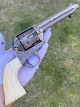Nimschke Shop Engraved Early 3 Digit Colt Single Action Army Revolver - SAA - 9 of 20