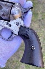 Antique Colt Single Action Army SAA Revolver w/ Cattle Brand mark - 2 of 15