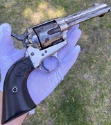 Antique Colt Single Action Army SAA Revolver w/ Cattle Brand mark - 8 of 15