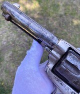 Antique Colt Single Action Army SAA Revolver w/ Cattle Brand mark - 4 of 15