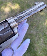 Antique Colt Single Action Army SAA Revolver w/ Cattle Brand mark - 11 of 15