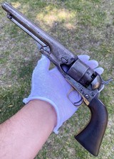 Civil War Martial Colt 1860 Army 4 Screw Revolver - 1 of 15