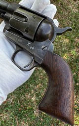 Antique Colt Single Action Army Cavalry Revolver SAA - 2 of 15