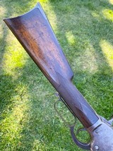 Extremely Rare Deluxe Colt Burgess Lever Action Rifle w Case Hardened Frame W/ Factory Letter - 2 of 20