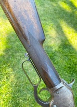 Extremely Rare Deluxe Colt Burgess Lever Action Rifle w Case Hardened Frame W/ Factory Letter - 3 of 20