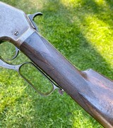 Extremely Rare Deluxe Colt Burgess Lever Action Rifle w Case Hardened Frame W/ Factory Letter - 15 of 20