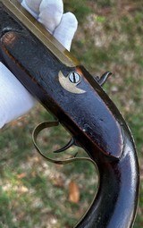 Antique Pre Civil War American Frontier Pistol - T Davidson Cincinnati - 10 of 14