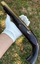 Antique Pre Civil War American Frontier Pistol - T Davidson Cincinnati - 9 of 14