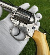 Scarce Colt Model 1877 Lightning Revolver 6” Sheriffs Model Store Keeper - 3 of 16