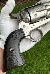 Antique 1st Generation Colt Frontier Six Shooter Revolver 44-40 - 9 of 14