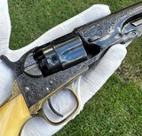 Antique Factory Engraved Colt Model 1862 Police Revolver - 15 of 17